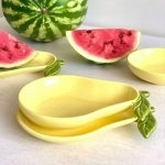 بشقاب سرامیکی طرح گلابی مدل 127001 - تصویر 2