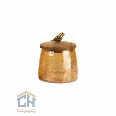 پاسماوری چوب و برنج کوچک گلدکیش طرح WOOD مدل GK829446