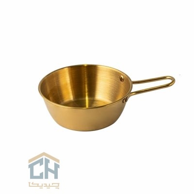 پیمانه کوچک تک دسته استیل طلایی گلدکیش مدل 3-236