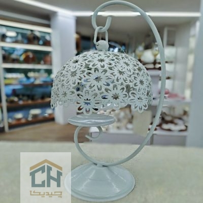جا شمعی فلزی طرح آباژور آویز مدل R85