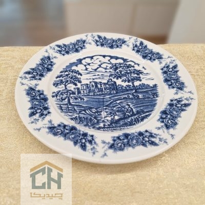 دیس گرد چینی طرح آکسفورد مدل 101001