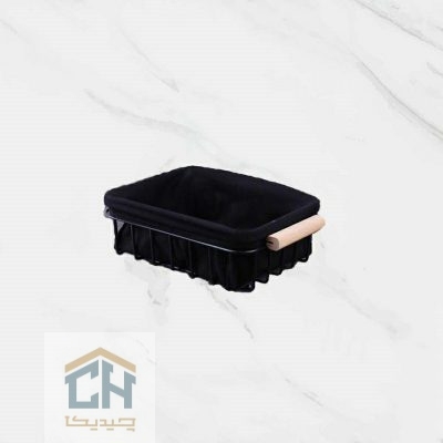 سبد فلزی مستطیل دسته چوبی مدل 2033