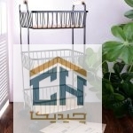 سبد سه طبقه چوب وفلز مدل 1513 (1)