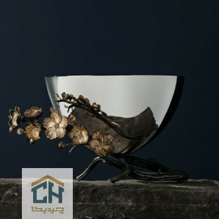 آجیل خوری برنجی طرح مارینا مدل 3210008