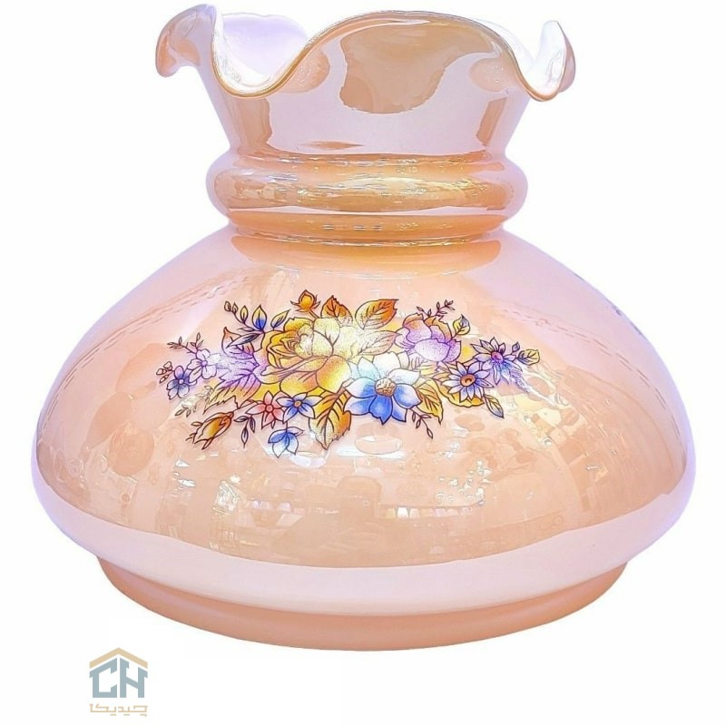 حباب آباژور ایستاده طرح والتر شامپاینی گلدار (1)