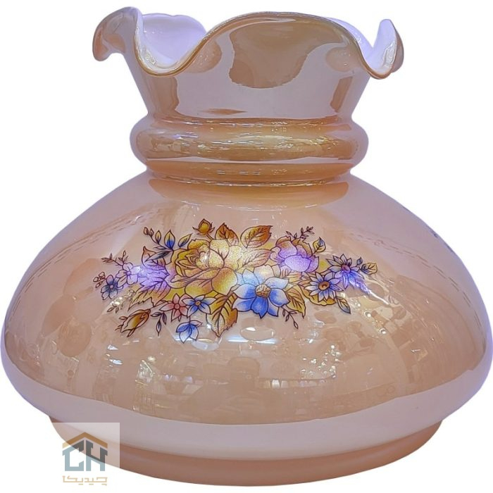 حباب آباژور ایستاده طرح والتر شامپاینی گلدار (2)