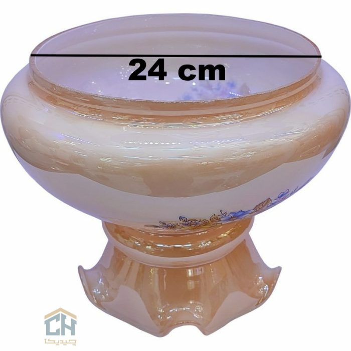 حباب آباژور ایستاده طرح والتر شامپاینی گلدار (4)