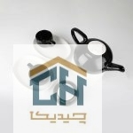 ست چای خوری 2 نفره سفید-مشکی مدل رجینال کد 44001