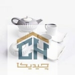 ست چای خوری 2 نفره سفید-طوسی مدل دنیز کد 44102 - تصویر 2