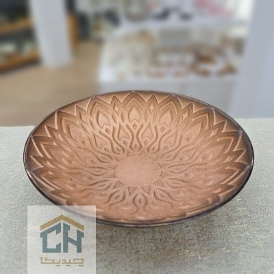 کاسه آلومینیومی رزگلد مشکی طرح مها مدل 3222110