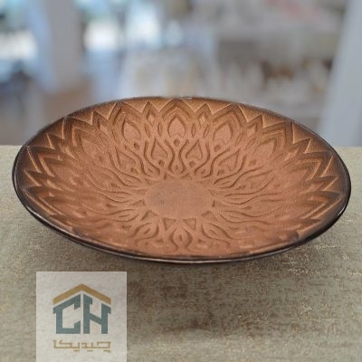 کاسه آلومینیومی رزگلد مشکی طرح مها مدل 3222111