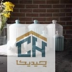 ست پاسماوری سرامیکی 7 تکه سفید-سبز مدل 108405 (1)