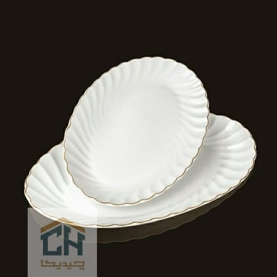 دیس بیضی بزرگ خط طلا طرح کارمن مدل 503L (1)