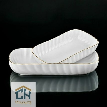 تابه مستطیل کوچک خط طلا طرح کارمن مدل 501S (1)