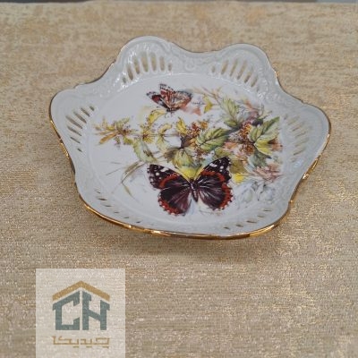 شکلات خوری بیتا کوچک چینی طرح پروانه مدل 101119