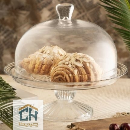 کيک خوري پايه دار 27 سانت زيره بلور کد 320015