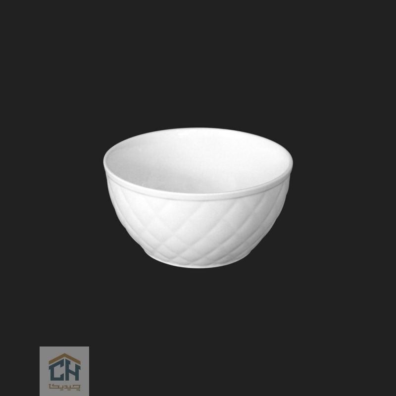 Goldkish ceramic bowl burberry design model GK553818 کاسه سرامیکی گلدکیش طرح Burberry مدل GK553818