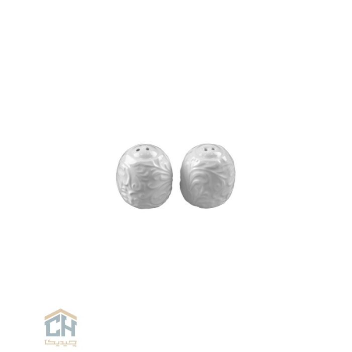 نمکدان سرامیکی گلدکیش ست 2 تایی طرح Royal مدل GK153809 (2)