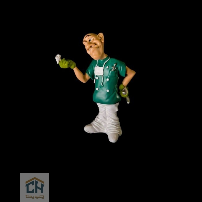 مجسمه دندانپزشک گلدکیش طرح کمیک مدل 4893 (2)