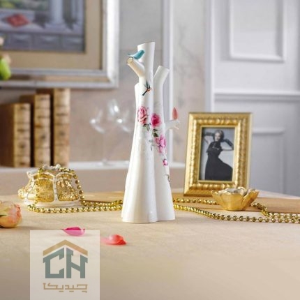 گلدان سرامیکی بزرگ گلدکیش طرح Noble مدل GK696186