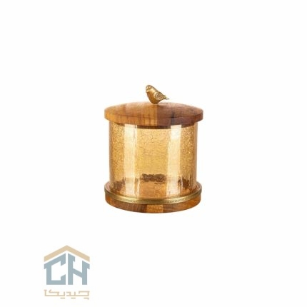 پاسماوری چوب و برنج کوچک گلدکیش طرح WOOD مدل GK829517