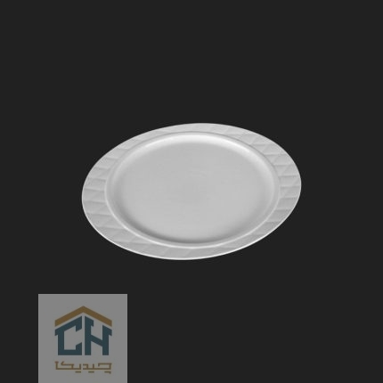 بشقاب پلو خوری سرامیکی گلدکیش طرح Burberry مدل GK554731