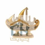 دکوری اسماء متبرکه گلدکیش طرح کشتی الله و محمد مدل 5722 (1)