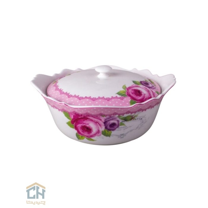 قابلمه سرامیکی متوسط گلدکیش طرح Decal مدل GK611708 (2)