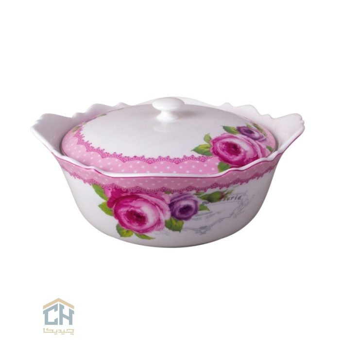 قابلمه سرامیکی بزرگ گلدکیش طرح Decal مدل GK611707 (2)