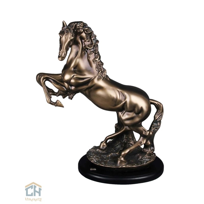 Goldkish big bronze horse statue model 4630 (1) مجسمه اسب بزرگ گلدکیش طرح برنز مدل 4630 (1)