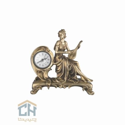 مجسمه ساعت گلدکیش طرح برنز مدل 4800 (1)