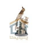 مجسمه طوطی گلدکیش طرح برنز مدل 4740 (1)