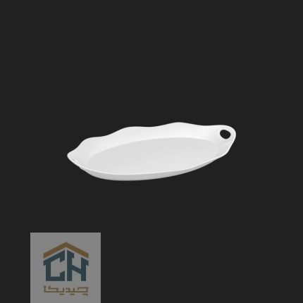 دیس سرامیکی بیضی گلدکیش طرح الگانت مدل G7608 (1)