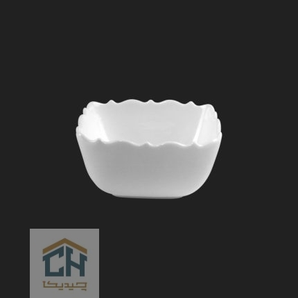 سالاد خوری سرامیکی مربع متوسط گلدکیش طرح Dignity مدل GK504138 (1)