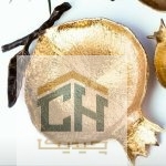 نقل خوری برنجی بزرگ گلدکیش مدل انار طرح BRASS کد GK841214 (4)