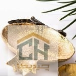 نقل خوری برنجی متوسط گلدکیش مدل انار طرح BRASS کد GK841213 (4)