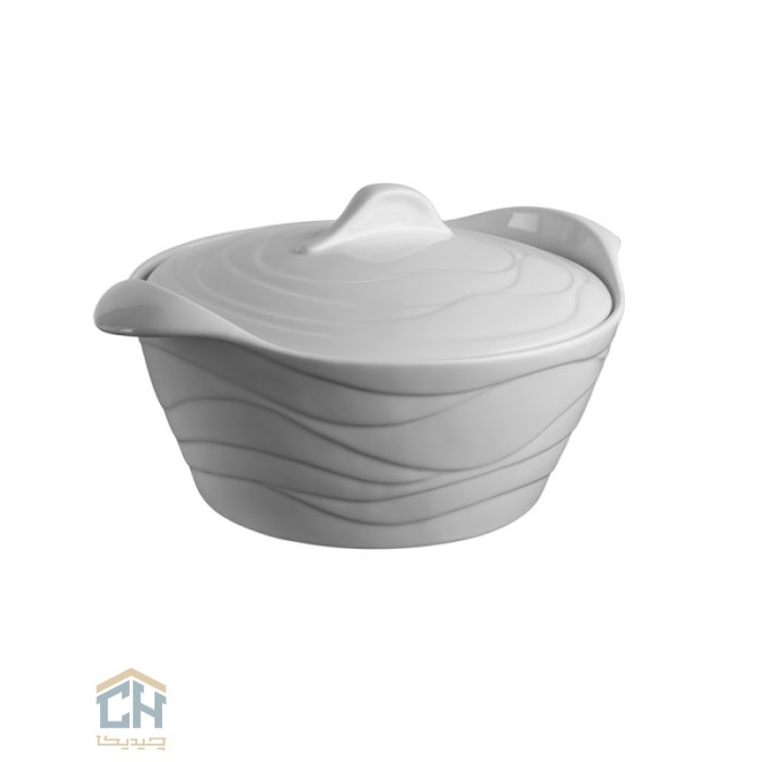 قابلمه سرامیکی گرد بزرگ گلدکیش طرح Wave مدل G101031 (2)