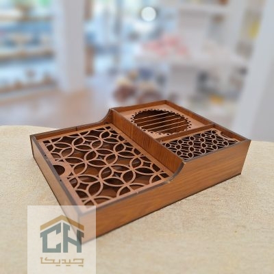 باکس پذیرایی چوبی وارمردار مدل 4097