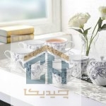 چای خوری چینی گلدکیش ست 6 نفره طرح LOTUS مدل GK701108-1 (1)