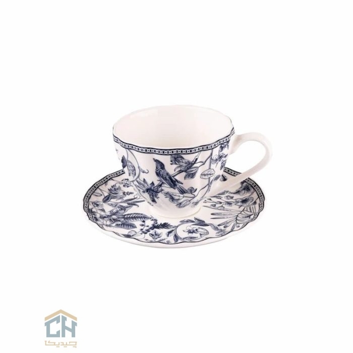 چای خوری چینی گلدکیش ست 6 نفره طرح LOTUS مدل GK701108-1 (3)