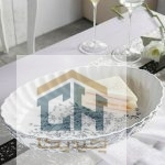 مرغ خوری چینی بیضی بزرگ گلدکیش طرح LOTUS مدل GK701146-1 (1)