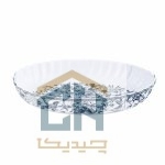 مرغ خوری چینی بیضی بزرگ گلدکیش طرح LOTUS مدل GK701146-1 (2)