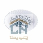 مرغ خوری چینی بیضی بزرگ گلدکیش طرح LOTUS مدل GK701146-1 (3)