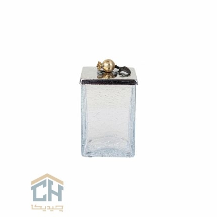 پاسماوری استیل و برنج مکعبی متوسط گلدکیش طرح Ruby مدل GK879151-1