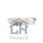 مرغ خوری سرامیکی مستطیل کوچک گلدکیش طرح Royal مدل GK154126 (2)