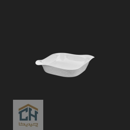 مرغ خوری سرامیکی لوزی کوچک گلدکیش طرح Royal مدل GK154026 (1)