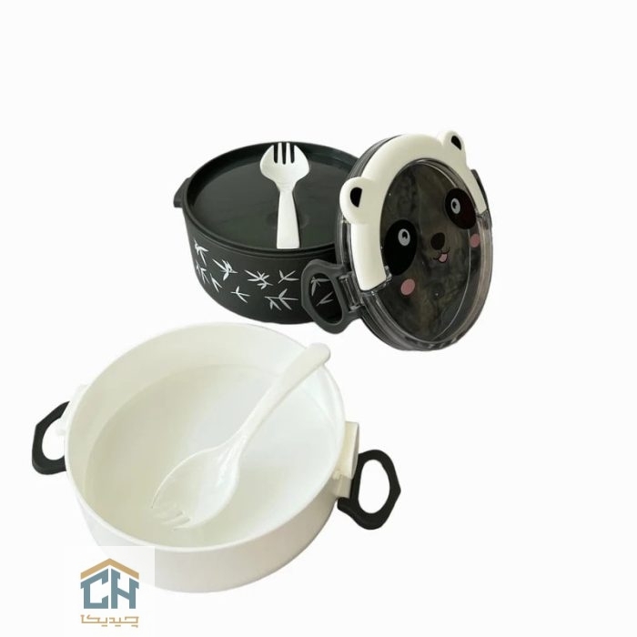 ظرف غذا 2 طبقه طرح پاندا مدل 521 (6)