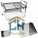 جا ظرفی کنار سینک 2 طبقه طرح سزار مدل 0032 (2)