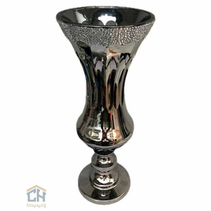 گلدان کریستال نگین کاری شده مدل 8391 (2)