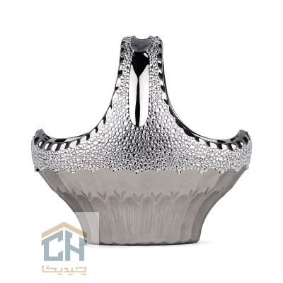 شکلات خوری کریستال نگین کاری شده طرح سبدی مدل 8388 (1)